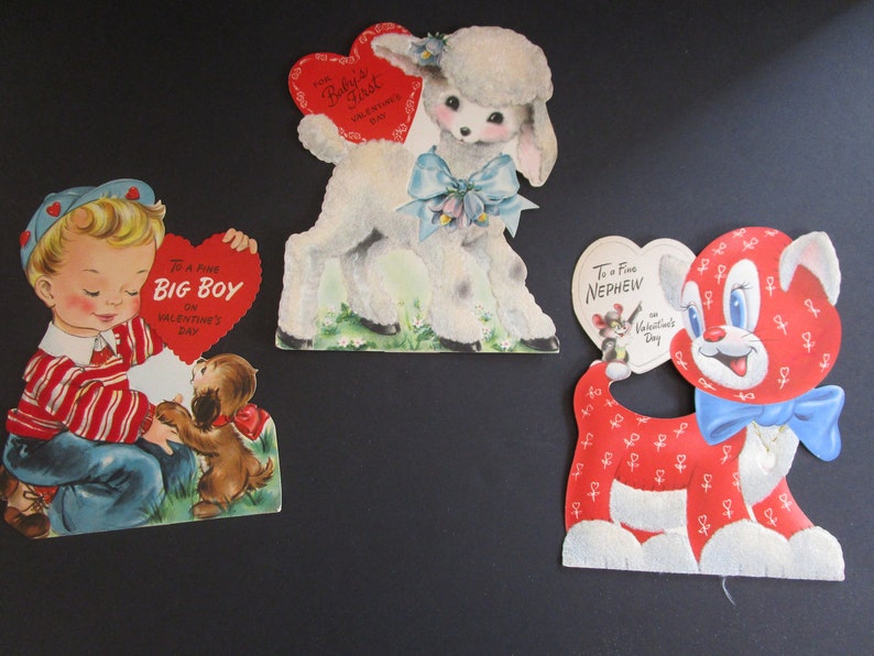 Big 8 Vintage Hallmark Valentine S Day Easel Card W Envelopes Nos Unused 1940 S Your Choice Nephew Baby S First Or Big Boy Big 8 Vintage Hallmark Valentine S Day Easel Card W Envelopes Nos Unused 1940 S Your Choice Nephew Baby S First Or Big Boy