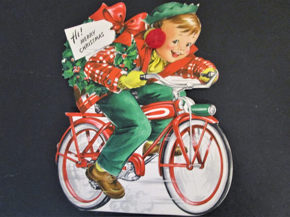 Big Vintage Hallmark Stand up Christmas Card New Old Stock - Etsy