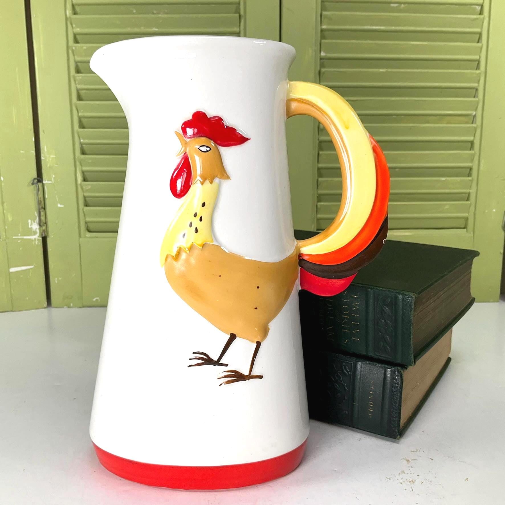 Vintage Holt Howard Rooster Pitcher - 8