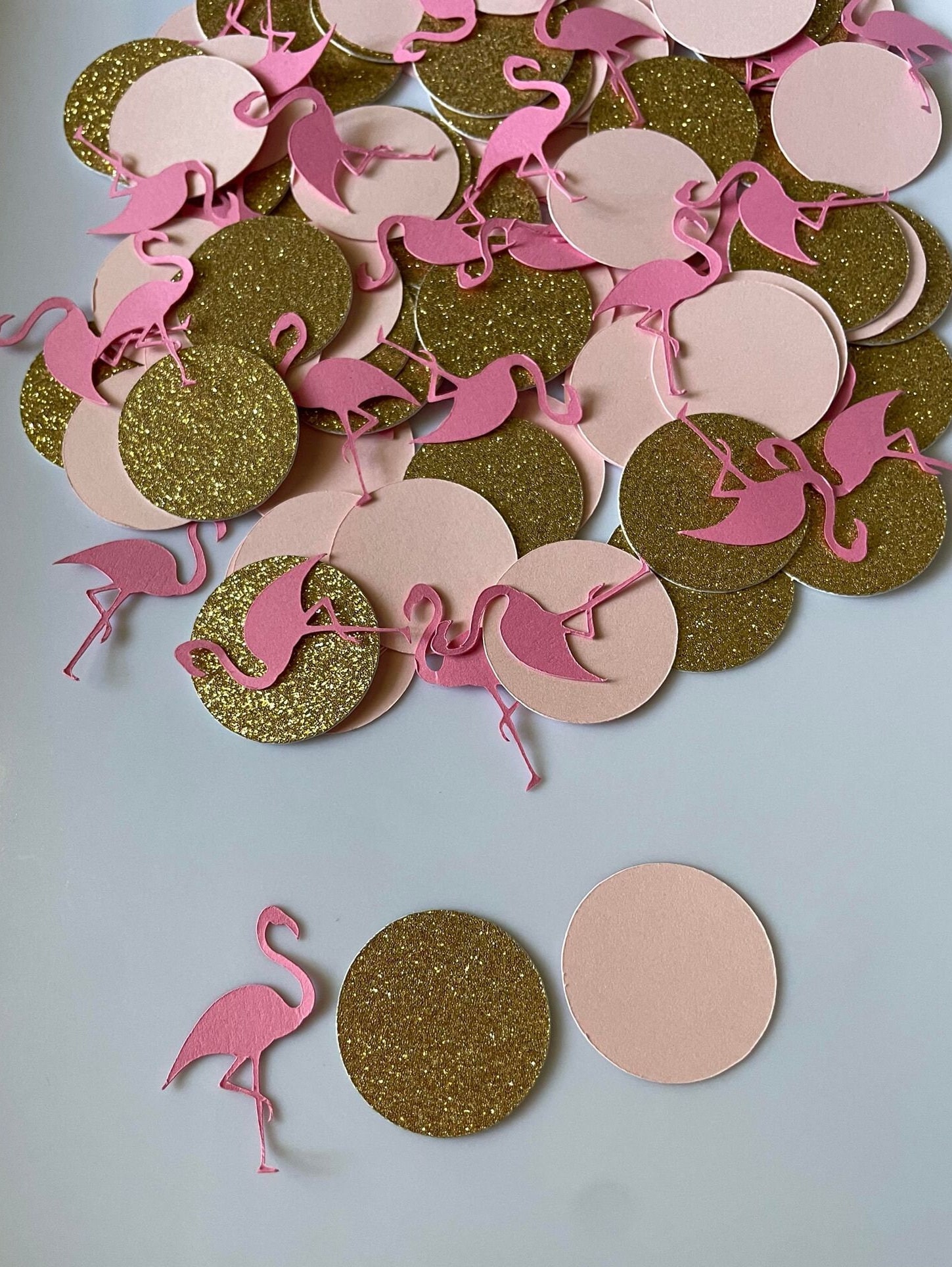 150 Piece Flamingo Confetti Flamingo Party Summer Party Summer Confetti Flamingo Party Decor Tropical Party Decor Tropical