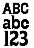Letter and Number Die Cuts, Bulletin Board Die Cuts, Scrapbooking, Paper Crafts, Banners, Party Decor-Choose your color and size!