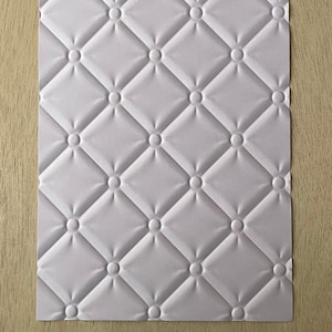 Set of 5 Embossed Tufted Design Cards, Card Making, Embossed Cards, Embossed Paper, 3D Embossing Card, Card Topper, Scrapbooking