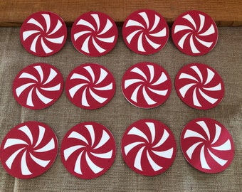 Peppermint Die Cut Set of 12