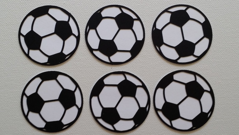 Soccer Die Cut set of 6 image 1