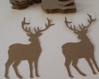 Deer Die Cut set of 20