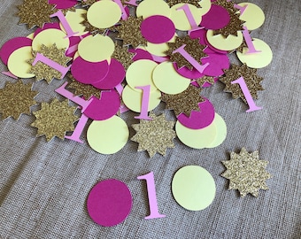 100 Piece Sunshine Confetti, You are my Sunshine Confetti, Sunshine Party Decor, Sunshine Confetti, You Are My Sunshine First Birthday