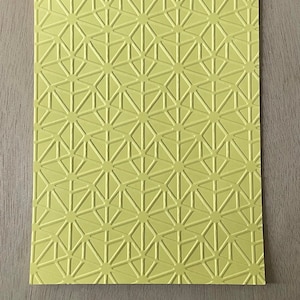 Set of 5 Embossed Monoline Stars Design Cards, Card Making, Embossed Cards, Embossed Paper, 3D Embossing Card, Card Topper, Scrapbooking
