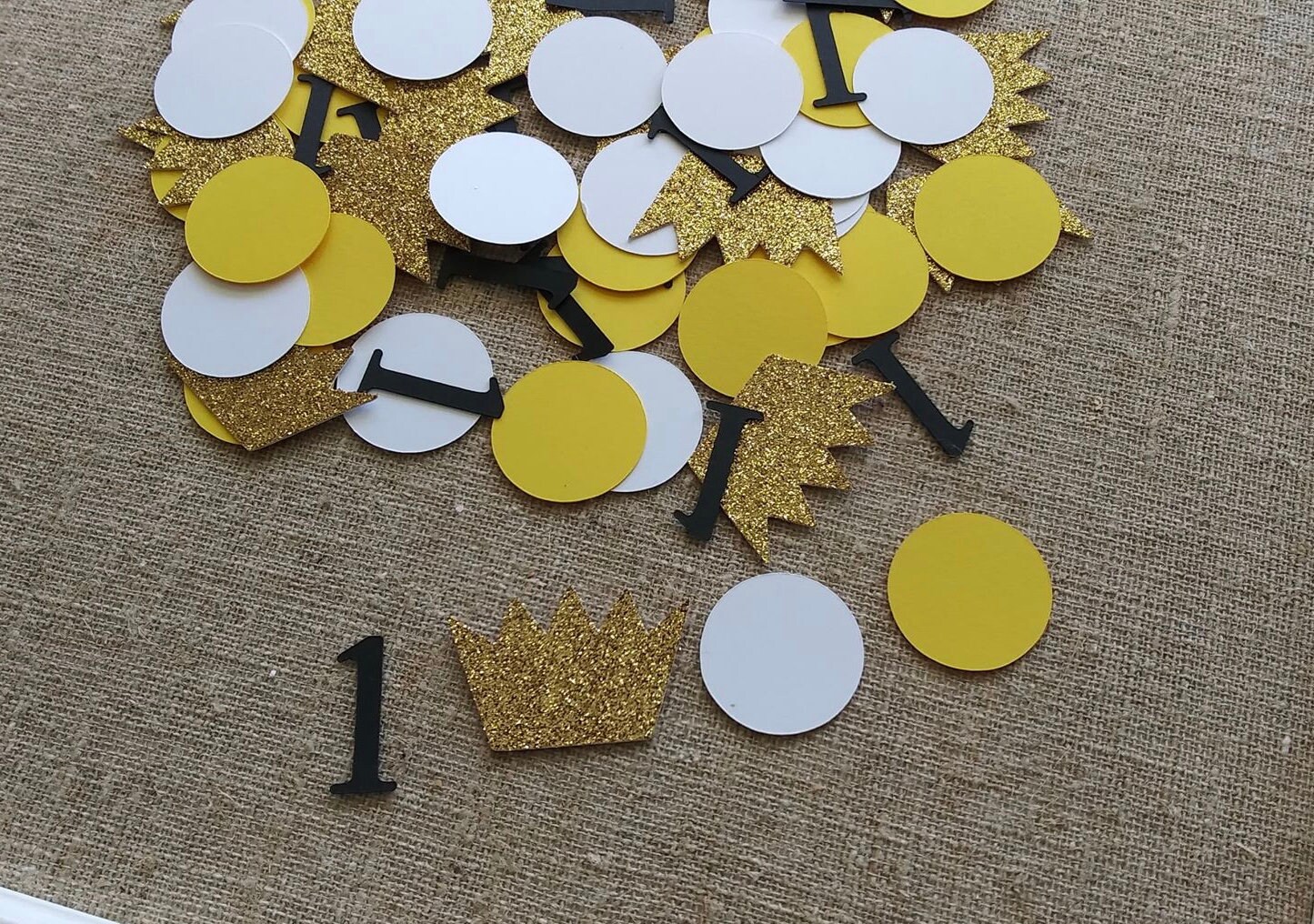100 Piece Wild One Confetti Wild One Birthday Crown Confetti First Birthday Confetti Wild One Birthday Wild One Confetti