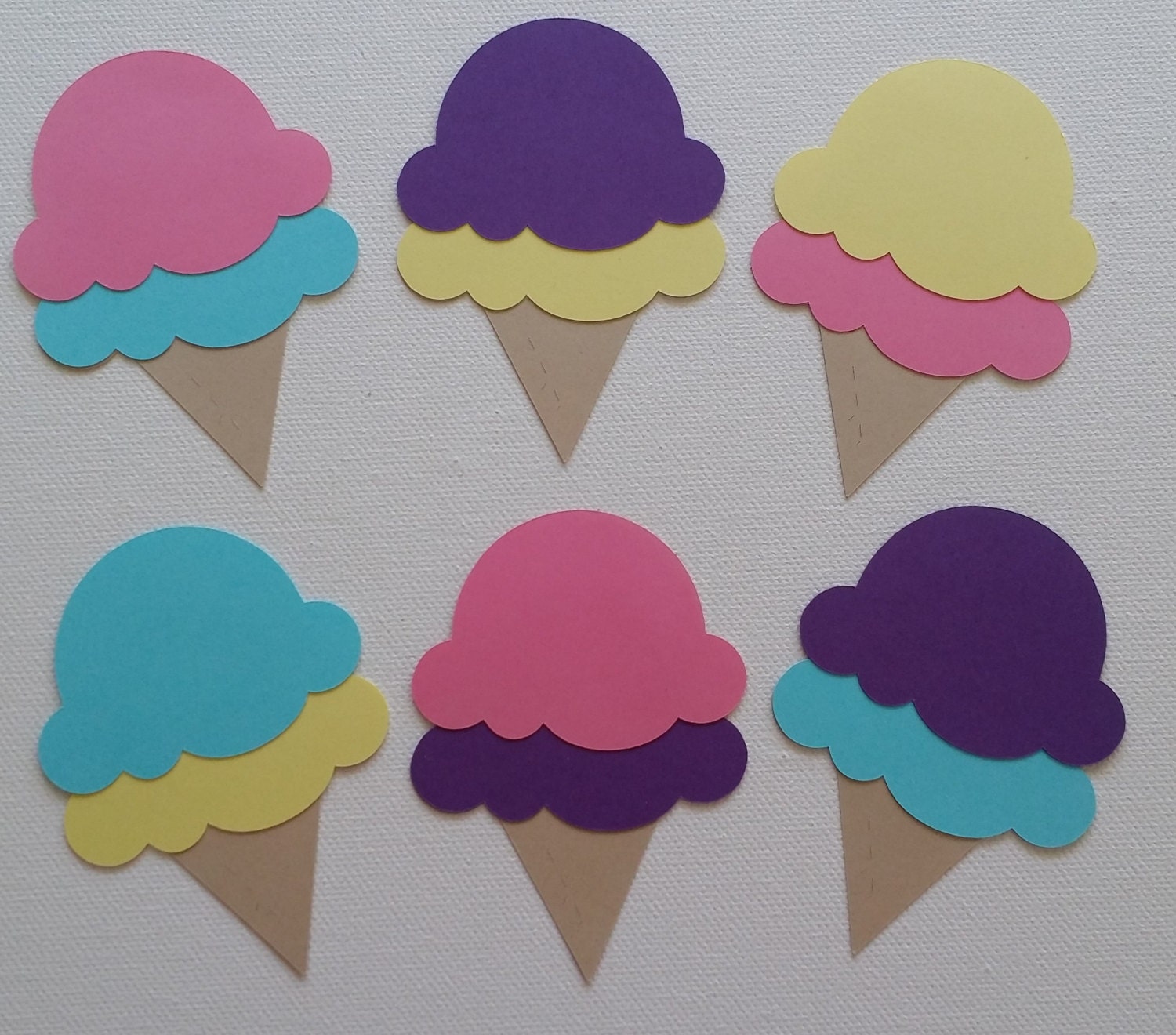 Ice Cream Cut Outs Etsy