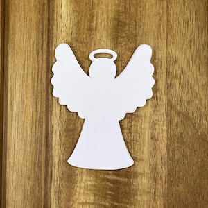 Angel Die Cut Set of 25, Angel Paper Die Cuts, Christmas Die Cuts,