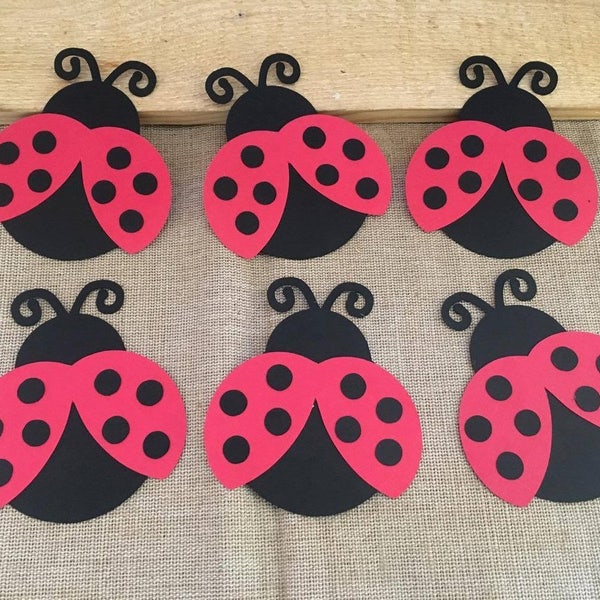 Ladybug Die Cut Set of 6