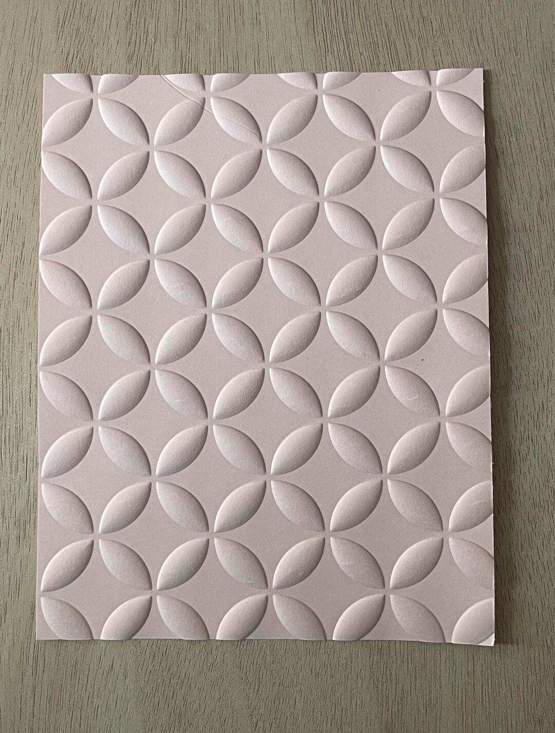 Set of 5 Embossed Circle Illusion Cards, Card Making, Embossed Cards ...