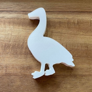 Goose Die Cut Set of 25, Animal Die Cuts, Farm Birthday Decor, Animal Die Cut, Paper Shape Die Cut