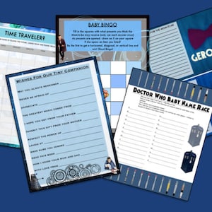 Doctor Who Themed Baby Shower Games 5 Activities image 1