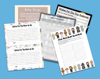 Star Wars Themed Baby Shower Games (5 Activities)