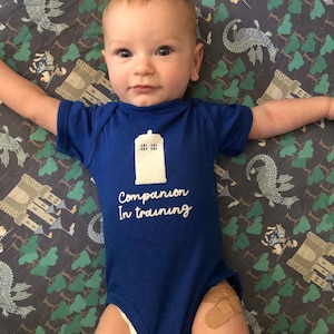 Doctor Who Inspired Baby Onesie
