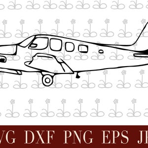 Digital File of a Beechcraft Bonanza G36 General Aviation Aircraft - Digital Download Printable