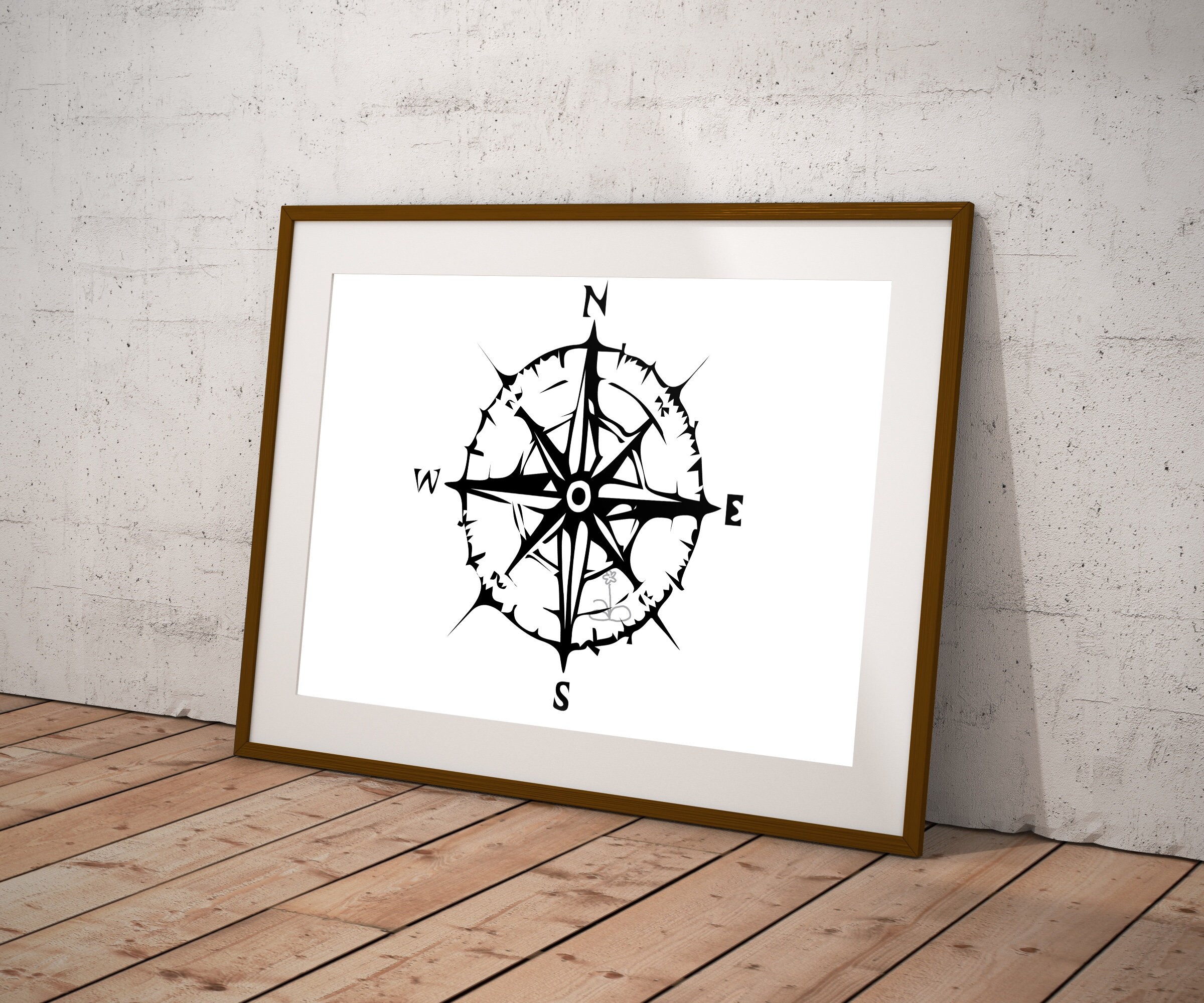 Digital File of Vintage Compass - Digital Download Printable - Etsy