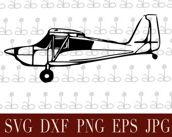 Digitaal bestand van American Scout Airplane - Digitale download afdrukbaar