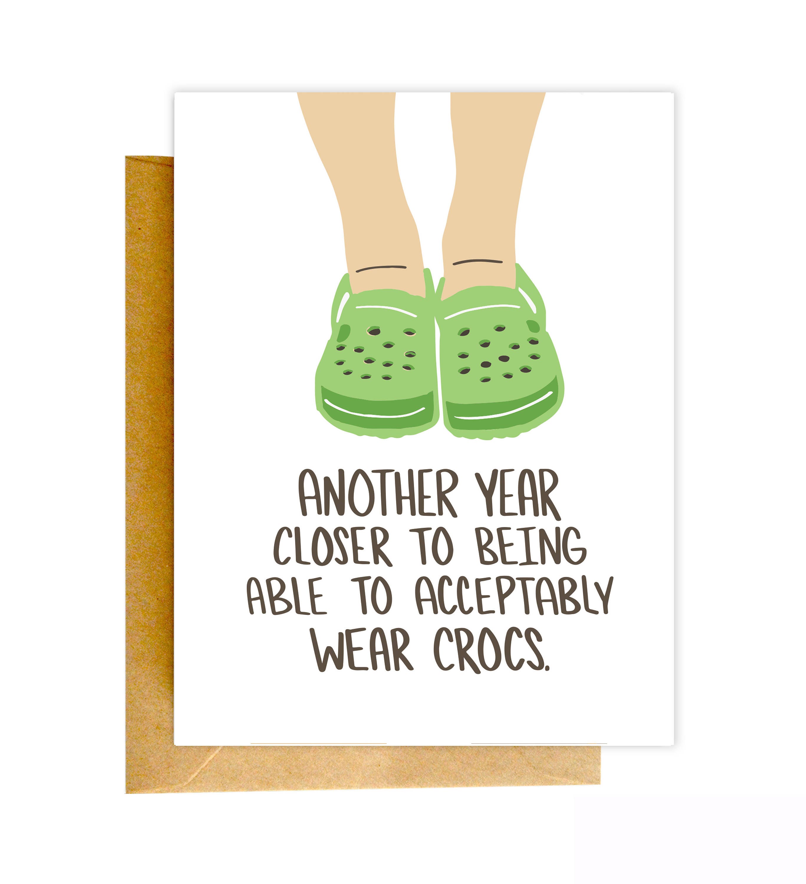 Funny Birthday Card Funny Crocs Card Birthday Card Funny - Etsy New Zealand