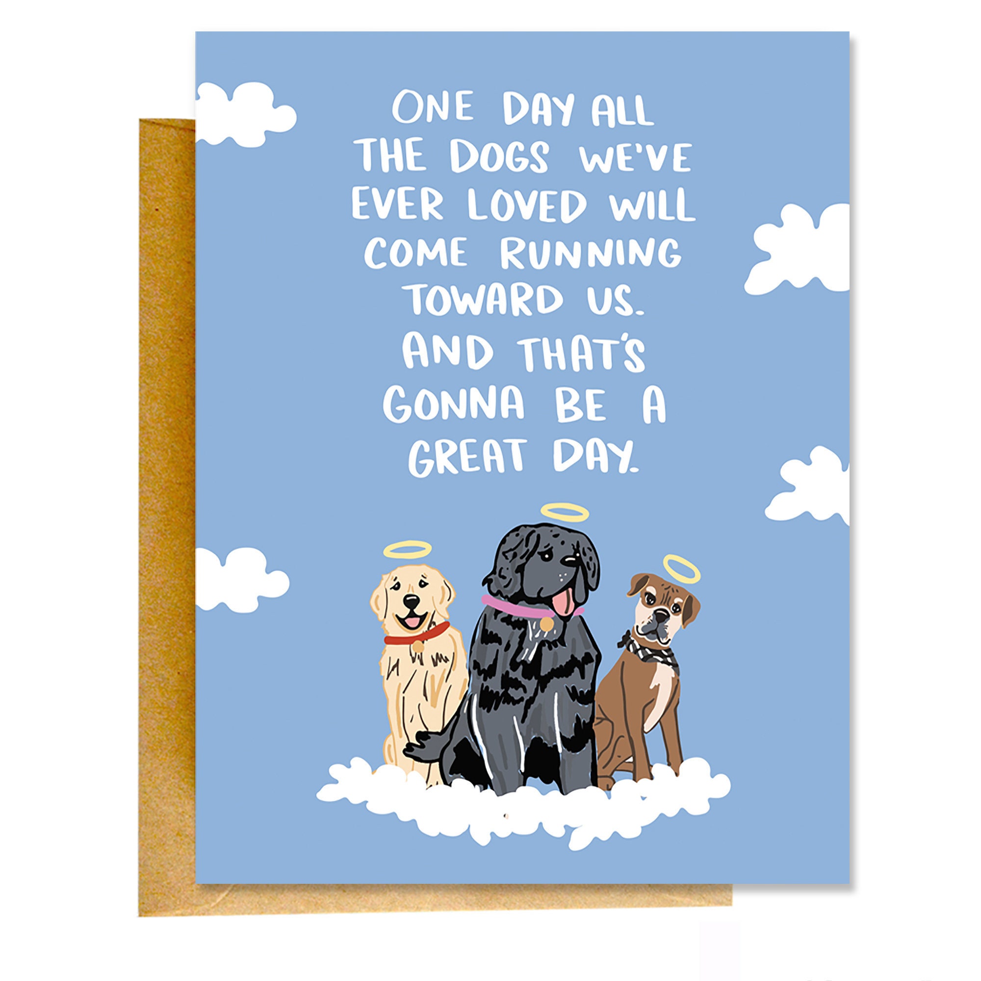 Pet Loss Card Dog Sympathy Card Dog Condolences Card Etsy