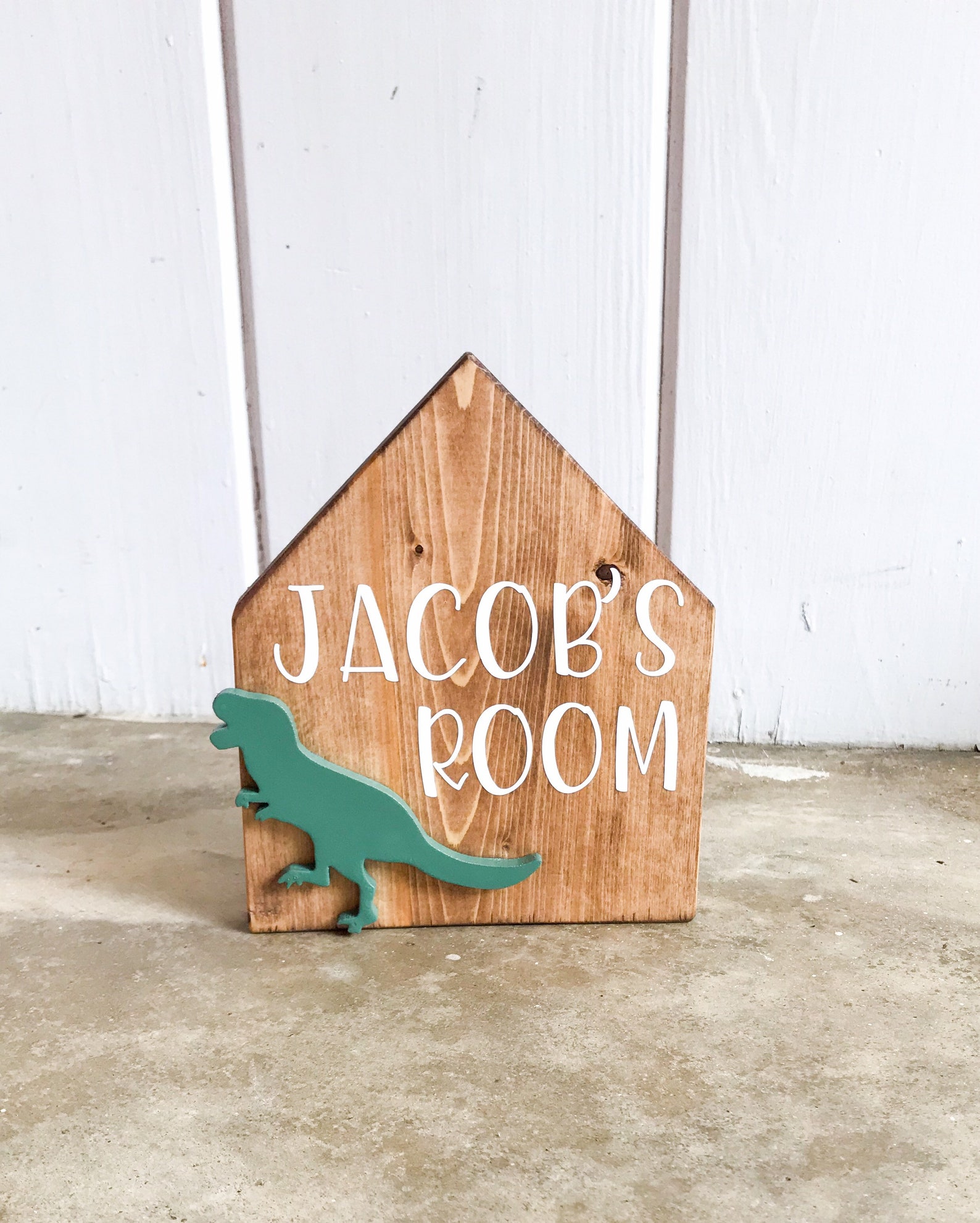 Custom Trex Sign Trex Name Sign Boy's Room Decor Etsy