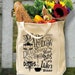 STARS HOLLOW Collage Shopping Tote, Gilmore Girls, Natural Cotton Shopping Bag, Girls Night, Fun Gift Idea, Screen Printed Tote Bag
