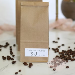 Coffee Wedding Favors | Bridal Shower Coffee Favor | Coffee Bag Favors | Personalized Favors