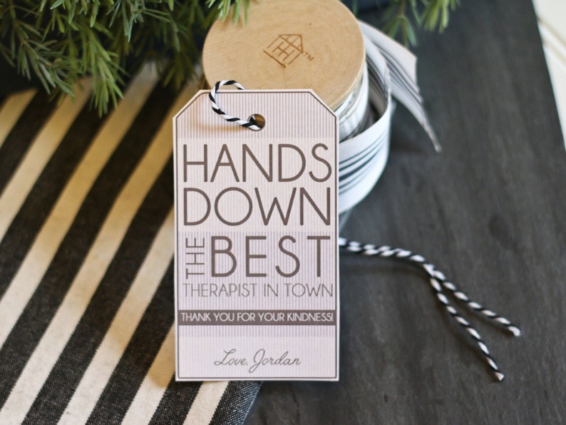 Therapist Thank You Gift Personalized HANDS DOWN Best Etsy
