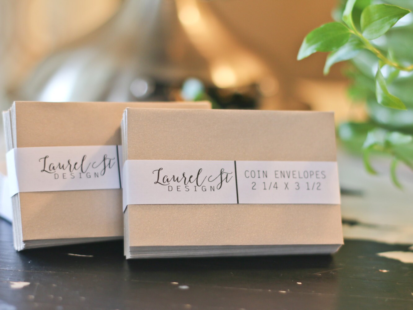 Taupe Metallic Mini Envelopes Coin Envelopes Mini Envelope Etsy