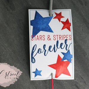 Patriotic Printable - Sparkler Tags - Instant Download - 4th of July ...
