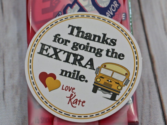 Valentine Printable Bus Driver Valentine/Thank You THANKS