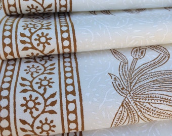 Hand Block Printed Table Runner- 13"X60"