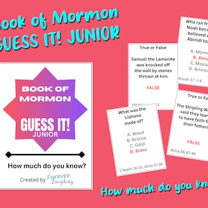Book of Mormon GUESS IT! JUNIOR Game