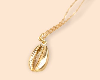 Gold Shell Necklace | Etsy Singapore