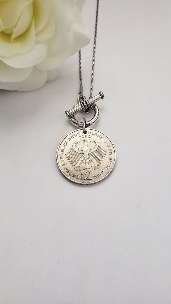 German coin necklace best sale