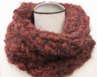 Odyssey- This cozy snood (cowl neck scarf) is ultra soft and perfect to keep you warm. One size fits all.