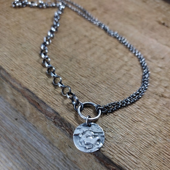Sterling silver necklace sale discount