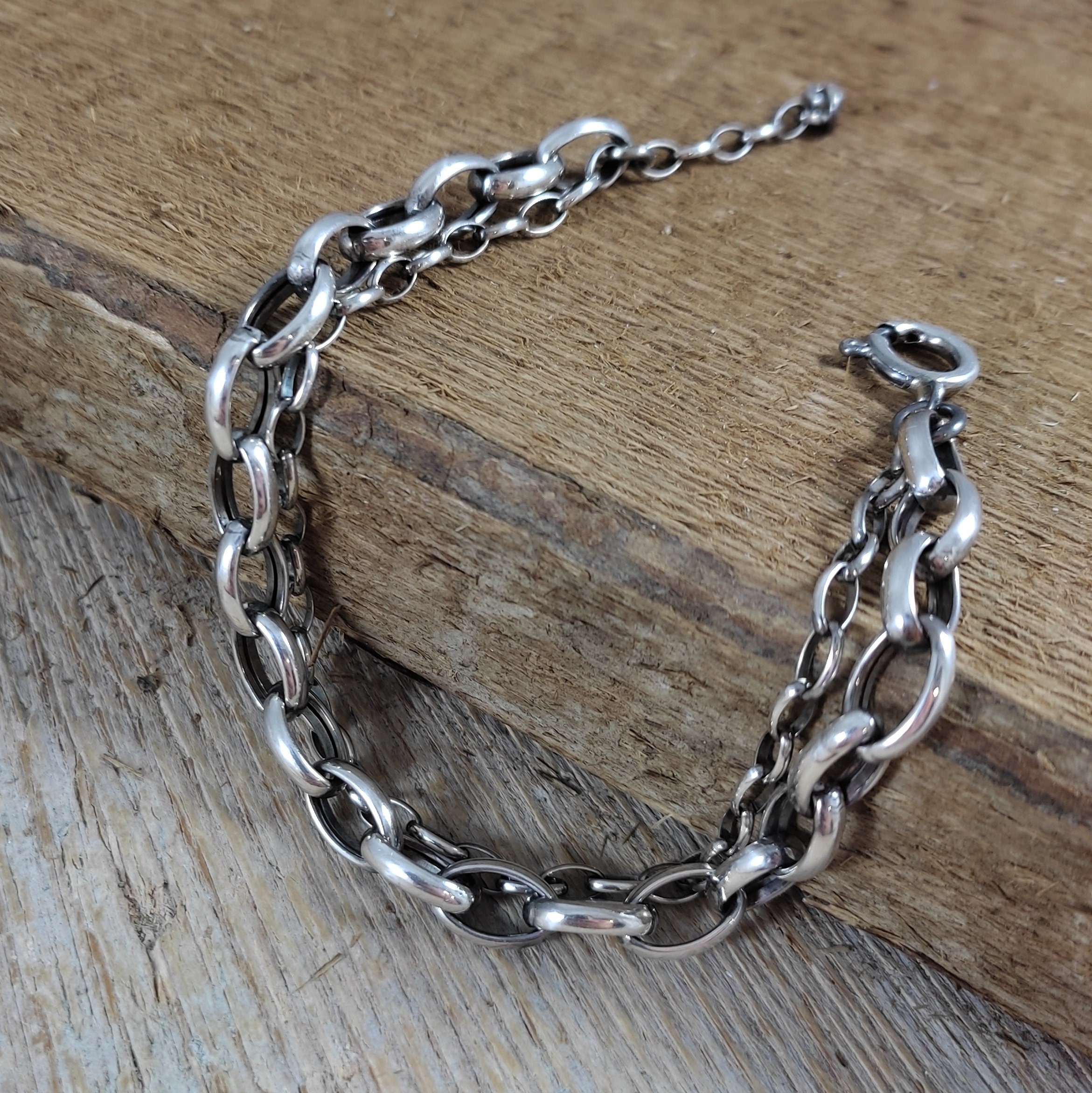 アクセサリー original raw long chain bracelet original raw long chain bracelet – vebet jewelry