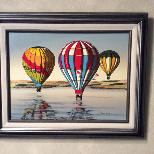 H. Hargrove Hot Air Balloons Serigraph Print