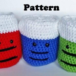 PATTERN Amigurumi Crochet Beaker-Soft Science Toy