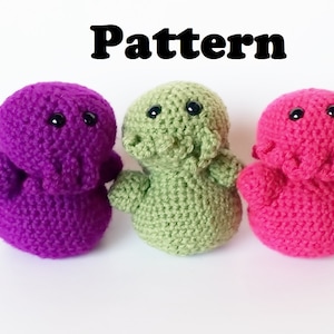 PATTERN Amigurumi Crochet Cthulhu