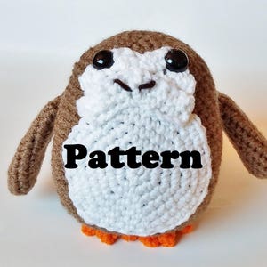 PATTERN Amigurumi Crochet Porg