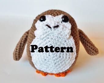 PATTERN Amigurumi Crochet Porg