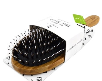 Curly Hair Comb High Quality Wood Handle Natural Boar Bristle Hair Brush Fluffy Comb Hairdressing Fast Shipping F1643