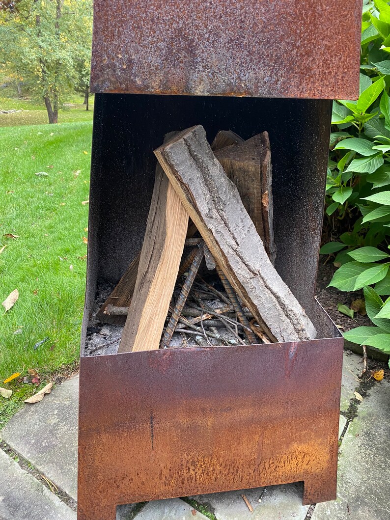 Fire Pit Grate Camp Fire Teepee Grate Steel Fire Grate Etsy