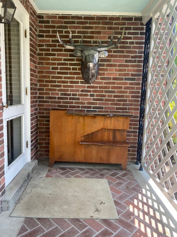 Steel Deer Head - Etsy