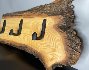 Rustic Railroad Spike Hook: Reclaimed Metal Wall Hanger