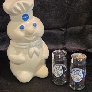 Pillsbury Doughboy Salt and Pepper Shakers - Etsy