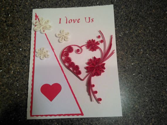 valentine quilling cards